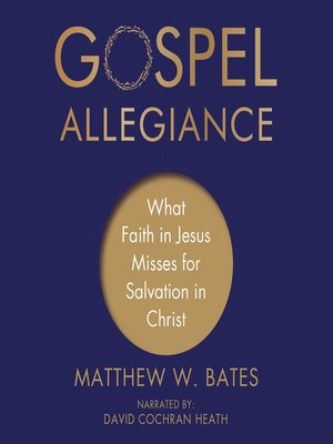 cover image of Gospel Allegiance